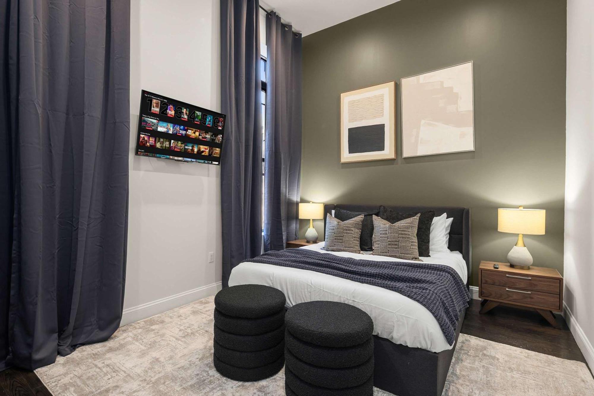 Luxe Harlem Retreat 3br Designer W Parking Apartamento *