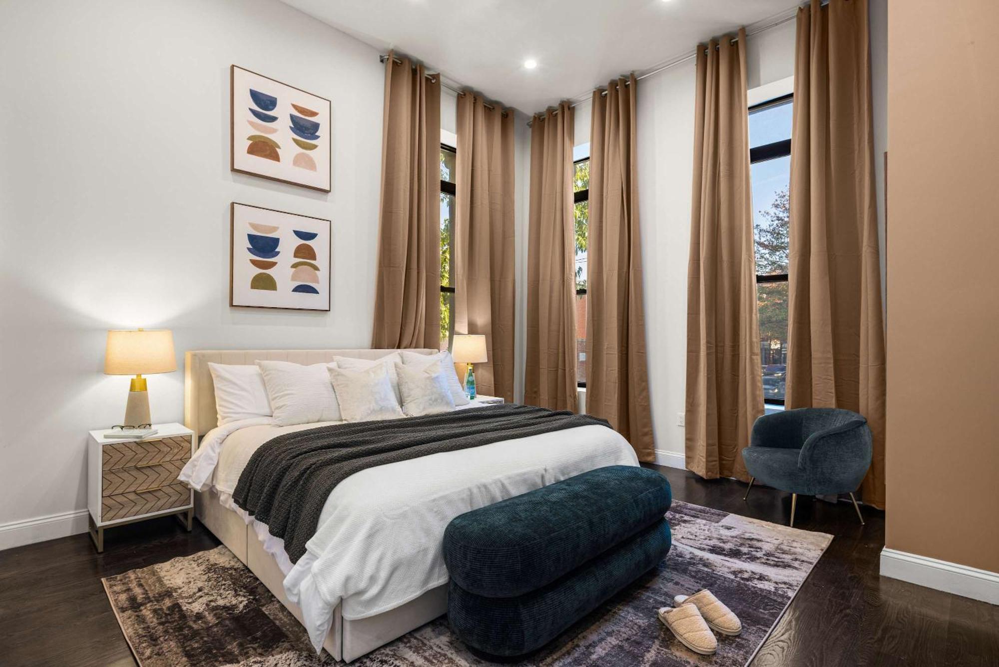 Luxe Harlem Retreat 3br Designer W Parking Nova York